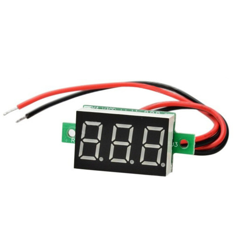 디지털 전압계 2색상 (0.36인치 LED, 2선, 3~30V 측정가능)/Volt Meter