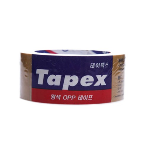 테이팩스 OPP테이프 (황색) - 1BOX(50pcs)