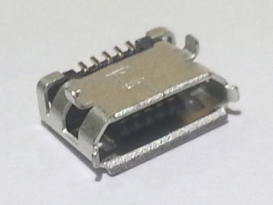MICRO USB B/F SMT-DIP SHELL 6.4(MICRO USB 5P)