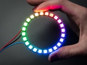 [A1586] NeoPixel Ring - 24 x 5050 RGB LED with Integrated Drivers