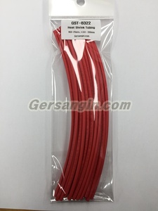 GST-8322_열수축튜브 Heat Shrink Tubing Red-25pcs_Φ3.0*200mm