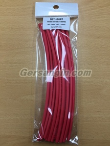 GST-8422_열수축튜브 Heat Shrink Tubing Red-20pcs_Φ4.0*200mm