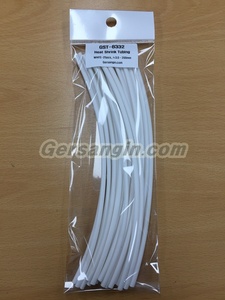 GST-8332_열수축튜브 Heat Shrink Tubing White-25pcs_Φ3.0*200mm