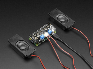 [A3346]라즈베리파이용 3W 스테레오 스피커 보닛 (스피커는 별도 구매) (Adafruit I2S 3W Stereo Speaker Bonnet for Raspberry Pi - Mini Kit)
