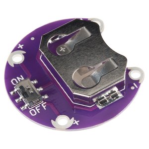 [DEV-13883] 릴리패드 코인셀 배터리 홀더 모듈 LilyPad Coin Cell Battery Holder - Switched - 20mm
