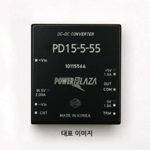 DC-DC 컨버터 PD15-□-□ 15W DUAL/±5V/±12V/±15V/옵션/듀얼출력/CONVERTER