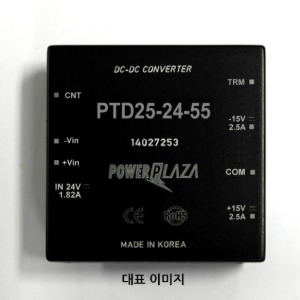 DC-DC 컨버터 PTD25-□-□ 25W DUAL/±5V/±12V/±15V/옵션/듀얼출력/CONVERTER