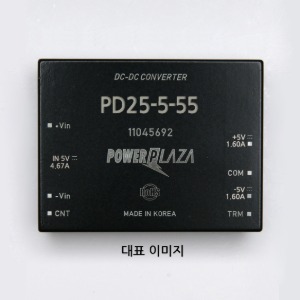 DC-DC 컨버터 PD25-□-□ 25W DUAL/±5V/±12V/±15V/옵션/듀얼출력/CONVERTER