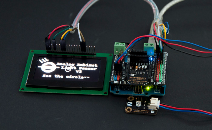 Gravity Arduino Raspberry Pi light Sensor Project 2