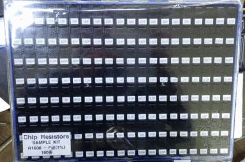 칩저항 샘플키트 2012 1% 160종 (100개입) 정전기 방지케이스