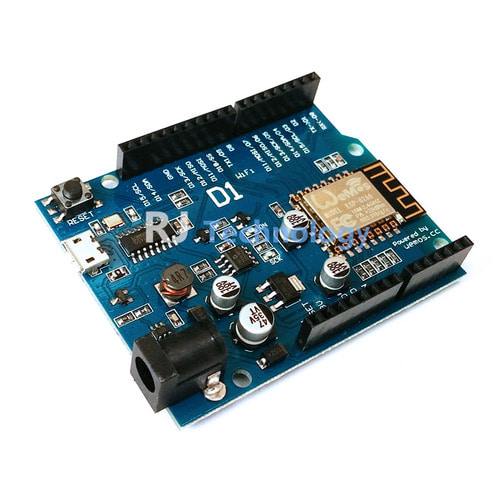 Arduino Uno 호환 WeMos D1 Wifi Board (WeMos D1 Wifi UNO bases on ESP8266EX) 아두이노/Arduino/IoT