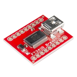 Breakout Board for FT245RL USB to FIFO