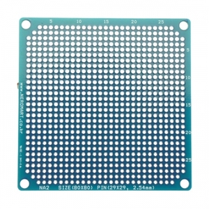 [NER-15755] NA2-80*80 PCB 만능기판(양면,BLUE)