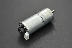 [FIT0521]엔코더포함 메탈DC기어모터 (Metal DC Geared Motor w/Encoder - 6V 210RPM 10Kg.cm)